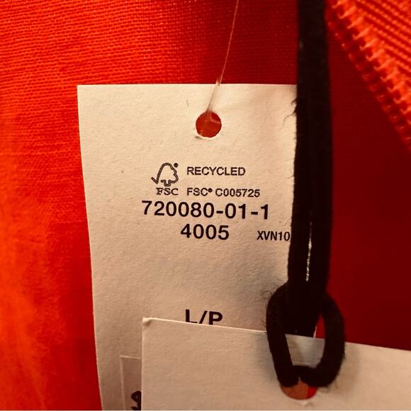 Gap - Hula Red linen Shift Dress, size LP, NWT - Picture 14 of 15